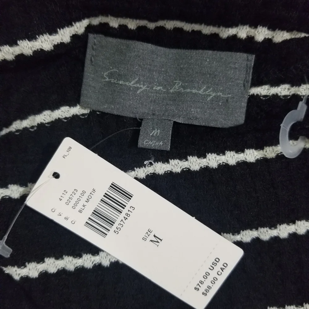 Sunday in Brooklyn Boat neck sweater Nautical